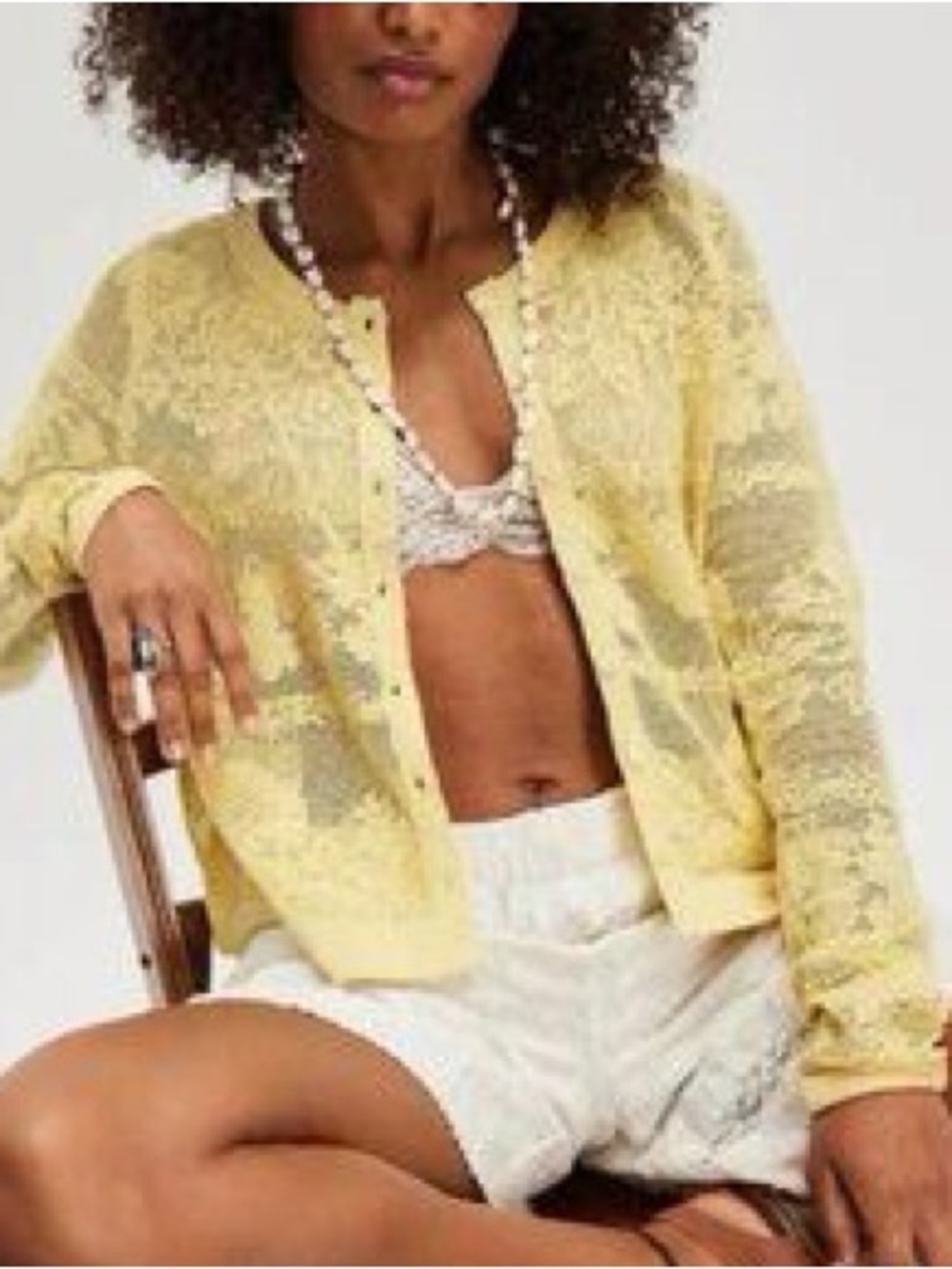 Free People Lover Mesh Cardigan size M